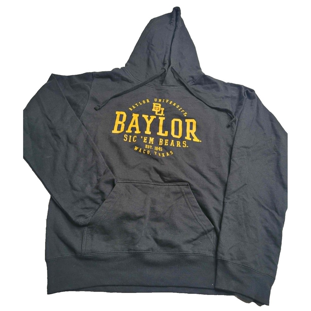 The Victory Baylor Bears Black Hoodie Men's XL Sic 'Em‎ Bears College Collegiate